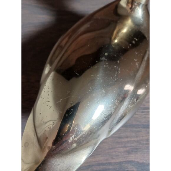 Vintage Brass Duck Paperweight Figurine Copper Craft - Picture 5 of 6